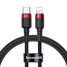 Кабель Baseus Cable USB-C для Lightning Cafule 20W 1m Red/Black (CATLKLF-91): Тип USB-C - Lightning