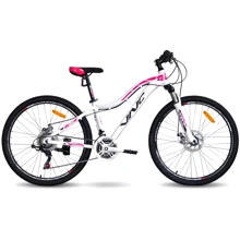 Велосипед VNC 2023' 27.5" MontRider A3 FMN V1A3W-2741-WP 41см (0998) white (matt)/pink (matt): Материал рамы Алюминий