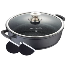 Каструля Wellberg з кришкою 9.6л (WB-8898): Тип Традиционная