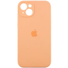 Чехол для iPhone Mobile Case Silicone Case Full Camera Protective Cantaloupe for iPhone 15 Plus: Цвет оранжевый