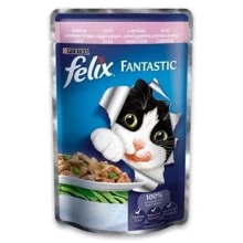 Влажный корм для котов Felix Fantastic с форелью и горошком в желе 85 г (7613034441904): Тип Влажный корм