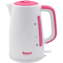Електрочайник Saturn ST-EK8435 White/Pink: Потужність, Вт 2200