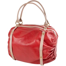 Женская сумка бочонок Laskara красная (LK-10251-red): Пол Женский