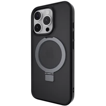 Чехол для iPhone Switcheasy MagStand M Stand Guard Protective Case Ash (SPH66P171AA24) for iPhone 16 Pro: Цвет черный