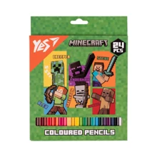 Карандаши цветные Yes 24 цветов Minecraft Heroes (290740): Тип Цветные