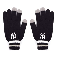 Перчатки 47 Brand MLB New York Yankees размер UNI черные (B-JMBLG17ACE-NY): Пол Унисекс