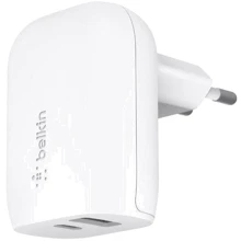 Зарядний пристрій Belkin Wall Charger USB-C та USB 32W White (WCB008VFWH): Особливості Power Delivery (PD), Быстрая зарядка, USB-C