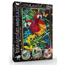 Алмазна мозаїка Danko Toys Diamond Mosaic Папуги 30x40 см (DM-03-01,02,03,04,05...10): Виробник Danko toys