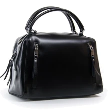Жіноча сумка саквояж Alex Rai 03-01 8763 black чорна (34371): Стать жіночий