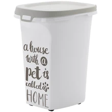 Контейнер Moderna Pet Wisdom Trendy Story для зберігання корму 36.5x29.5x42.5 см сірий (AF540330): Виробник Moderna