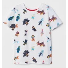 Футболка Lego H&M 1112-7133599 104 см белая: Тип Футболки
