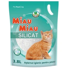 Наполнитель для кошачьего туалета Miau Miau силикагелевый 3.8 л (5948303000240): Вид Силикагелевый