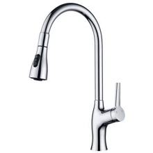 Смеситель для кухни Lefton Copper Kitchen Pull-Down Faucet with 3 Water Outlet Modes-KF2203 Chrome: Назначение Для кухни