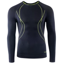 Термолонгслив Hi-Tec Ikar Top (IKAR TOP-BLACK/LIME PUNCH) 46-48 (M) чорний: Вид Термолонгслив
