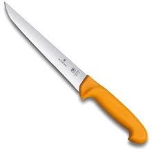 Кухонний ніж Victorinox Swibo Sticking 25см жовтий (58411.25): Лезо нержавіюча сталь