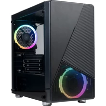 Корпус AZZA Noir ARGB (CSAZ-130): Форм-фактор материнской платы MicroATX