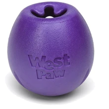 Іграшка для собак West Paw Rumbl Small Eggplant для ласощів 8 см фіолетова (BZ040EGG): Виробник West Paw