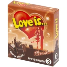 Ароматизовані презервативи Love... шоколад, 3 шт: Тип Ароматизовані
