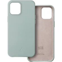 Чехол для iPhone Native Union Clic Classic Case Sage (CCLAS-GRN-NP20S) for iPhone 12 mini: Цвет зеленый