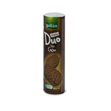 Печенье Gullon Mega Duo сэндвич с темным шоколадным кремом, 500г: Вес нетто 500 г