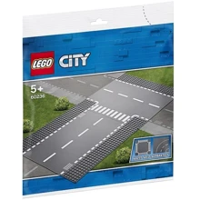 Конструктор LEGO City Прямой и Т-образный перекрёсток (60236): Серия City
