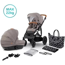 Универсальная коляска 2 в 1 Kinderkraft Prime Beige + MommyBag (KKWPRIMBEG20000): Тип коляски универсальная коляска (2-в-1)