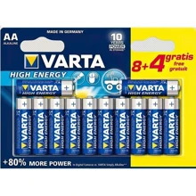 Varta AA Alkaline 8+4 HIGH ENERGY (04906121472): undefined undefined