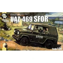 Модель Military Wheels Армійський автомобіль УАЗ-469 миротворчих сил SFOR/KFOR (MW3507): Виробник Military Wheels