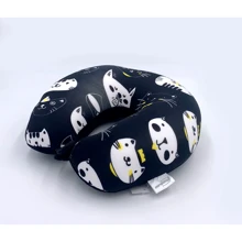 Подушка SoundSleep рогалик 30x30 см черно-белые коты (653590749356): Размер, см 30x30