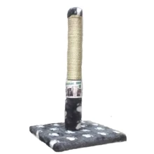 Когтеточка для котів Пухнастики 30x30x50 см сіра (С-5): Висота стовпчика 50 см