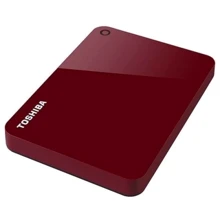 Зовнішній жорсткий диск USB 2.0TB Toshiba Canvio Advance Red (HDTC920ER3AA): Розміри, мм 78 x 109 x 14