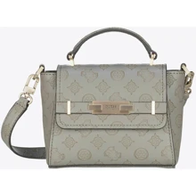 Жіноча сумка-сетчел Guess Bea Mini Top Handle Flap сіра (HWVS8132780-TAU): Стать Женский