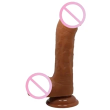 Фаллоимитатор на присоске Baile Beautiful JOHNSON 8,7'' Brown, BW-008040NR-1: Назначение Вагинальные