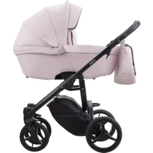Детская коляска 2 в 1 Bebetto Luca Pro 10, Эко-кожа, розовый (503.33.20.010): Тип коляски Универсальная коляска (2-в-1)