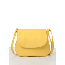 Женская сумка почтальонка Sambag Rose BZN желтая (94000028): Пол Женский