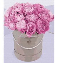 Картина за номерами Brushme Півонії для коханої 40x50 см (BS30726): Виробник Brushme
