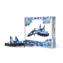 Дерев'яний 3D конструктор PuzzleOk Міг-29, 94 подітий. (PuzMig-00654): undefined undefined