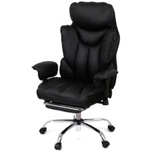 Крісло АКЛАС Бамбетель RL 10093H Чорний (PU Black) (00158595): Тип для керівників