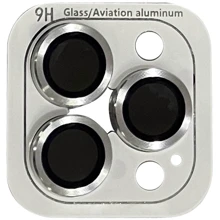Защитное стекло для iPhone Epik Metal Classic Silver for Camera iPhone 15 Pro / 15 Pro Max: Тип защиты экрана на камеру
