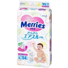 Подгузники Merries для детей L (54 шт.) 9-14 кг (563798/382188): Тип Подгузники