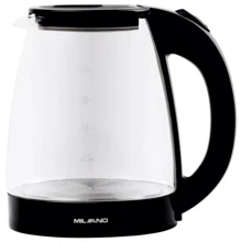 Електрочайник Milano KT-4001 B Total Black: Потужність, Вт 1500