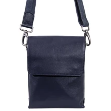Чоловіча сумка планшет Borsa Leather синя (104260-blue): Стать Чоловік