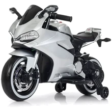 Детский электромотоцикл Bambi Racer Ducati серый (M 4104ELS-11): Вид мотоцикл