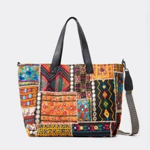 Жіноча сумка шоппер Desigual різнокольорова (8445110228456): Стать Женский