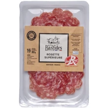 Колбаса сыровяленая Au Pays des Bastides Rosette Label Rouge нарезная 80 г (3275560749813): Вид мяса Свинина