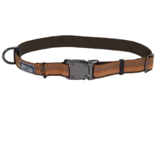 Світловідбивний нашийник для собак Coastal K9 Explorer Collar 2.5х30-46 см коричневий (41646): Виробник Coastal