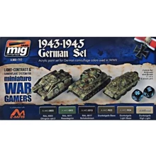 Набір акрилових фарб "Wargames" AMMO A-MIG-7117: Техніка Німеччини, 1943-1945: Виробник MIG (AMMO)