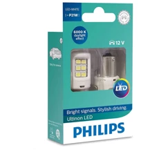 LED лампа Philips Ultinon P21W 12V White 11498ULWX2 (2 шт.): Головной свет Повороты, Габариты