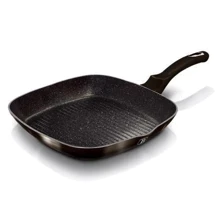 Сковорідка-гриль Berlinger Haus Shiny Black 28х28х4.1см (6611-BH): Тип сковороди Гриль