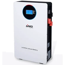 Внешняя батарея для ИБП/инвертора Sako Li-Sun SK-51.2V200AH, LiFePO4, 51,2 В, 200 Ач: Тип LiFePO4
